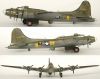 Academy 1/72 B-17F Flying Fortress 342th BS/91st BG/8th AF Memphis Belle