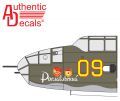  Authentic Decals 1/72 B-25 Mitchell -   