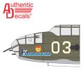  Authentic Decals 1/72 B-25 Mitchell -   