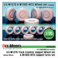  DEF Model: 1/35 U.S M1070 & M1000 HETS Sagged Wheel set