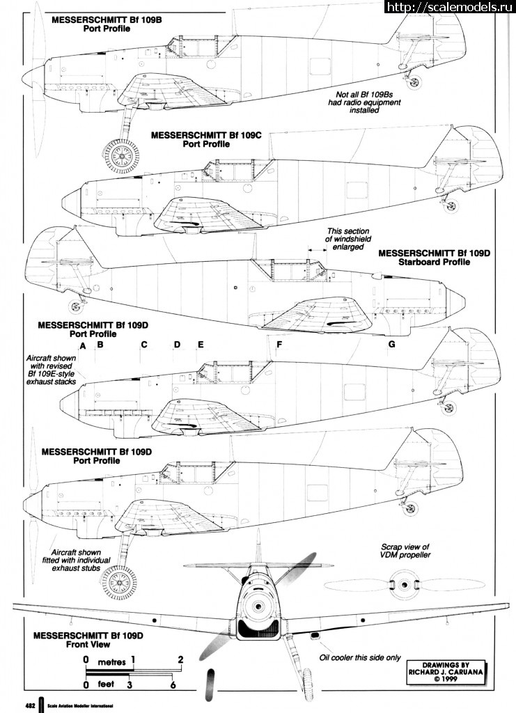 Messerschmitt bf 109 чертежи