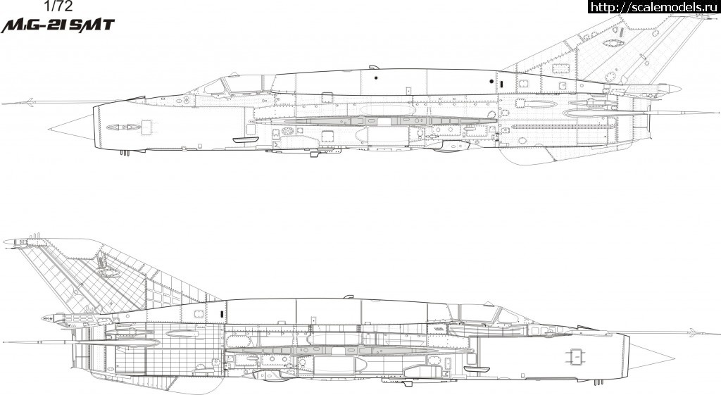 Миг 21 чертеж