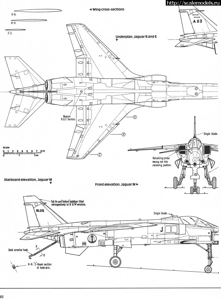 Чертежи sepecat jaguar