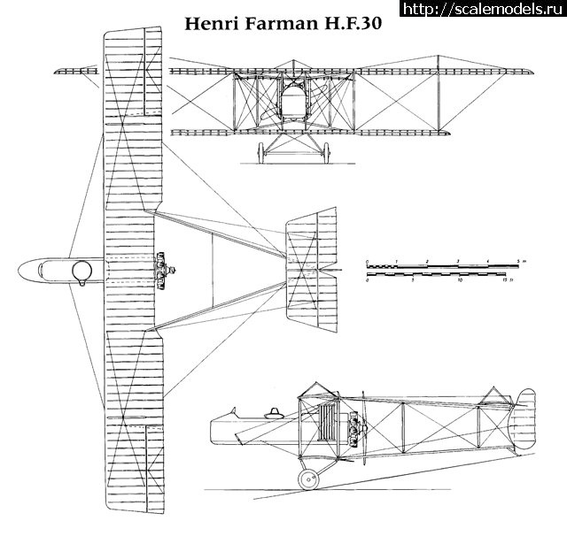 Фарман 4 самолет чертежи