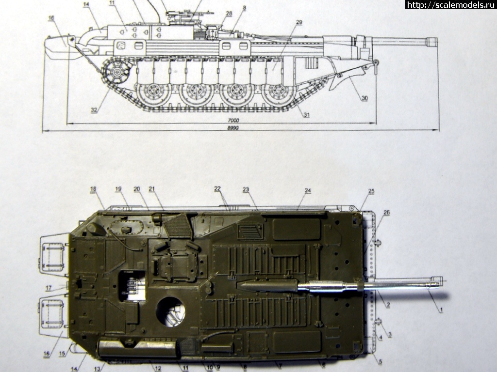 Strv 103 чертеж