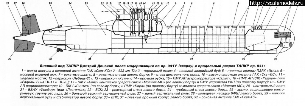 941 акула чертежи