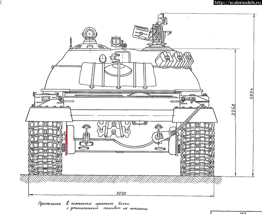 Т 55 схема танка