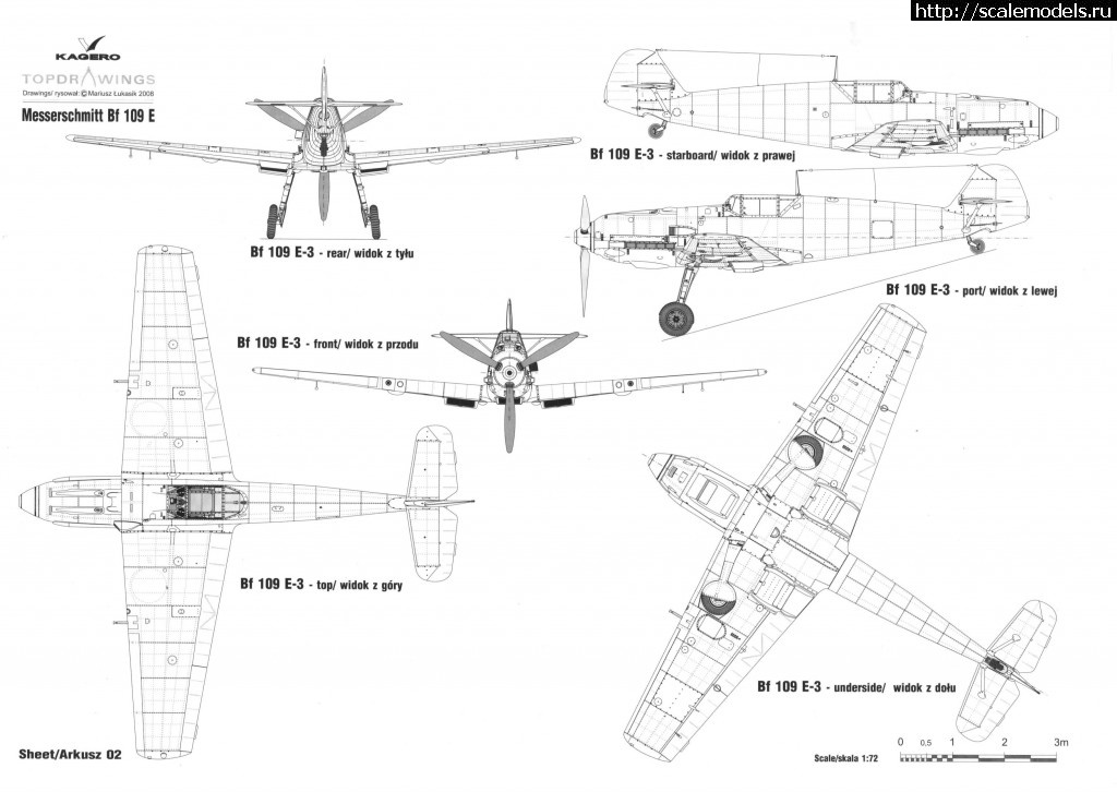 Messerschmitt bf 109 чертежи