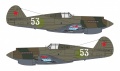  1/72 Authentic Decals P-40 In The Russian sky