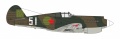  1/72 Authentic Decals P-40 In The Russian sky