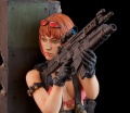 Resin Bench Models 1/6 Special Force Girl