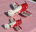 Testors 1/48 Gee Bee R-1, Amodel 1/72 Gee Bee R-2