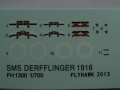  Flyhawk 1/700 SMS Derfflinger + bonus pack