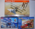 Roden/Revell/Eduard 1/72 Fokker Dr.1 Triplane Dual Combo -  