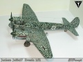 Zvezda 1/72 Junkers Ju-88a17 mit wellenmuster