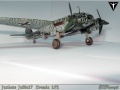 Zvezda 1/72 Junkers Ju-88a17 mit wellenmuster