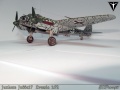 Zvezda 1/72 Junkers Ju-88a17 mit wellenmuster