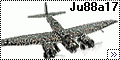 Zvezda 1/72 Junkers Ju-88a17 mit wellenmuster