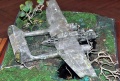 Диорама 1/48 P-61A Black Widow, борт №42-5502  - жизнь после смерти