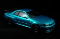 Tamiya 1/24 Nissan Skyline R34 blue green