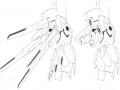Bandai 1/144 MSJ-06 2-A Tieren Ground Type VS CB-0000G/C Reborns Gundam