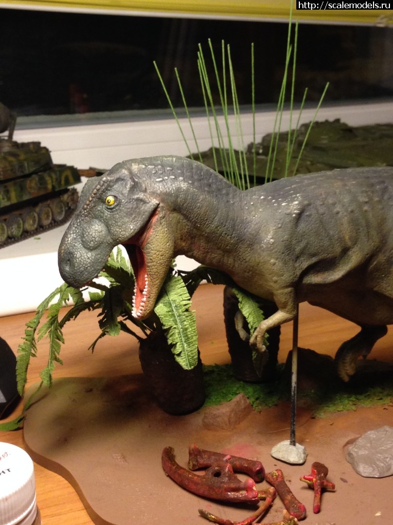 1452097713_IMG_1866.jpg : #1211844/ 1/35 Tamiya Tyrannosaurus Diorama Set.   
