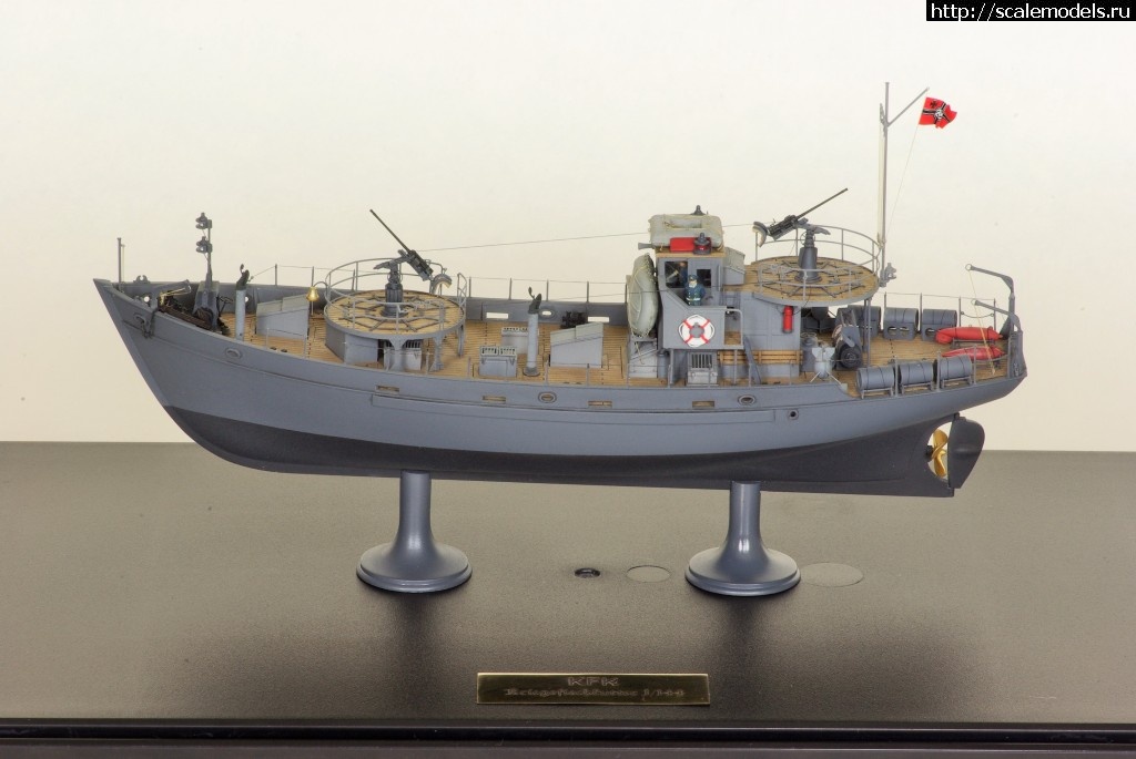 1452246104_5.jpg : #1106136/ A.B.&K Models 1/144 KFK Kriegsfischkutter -    