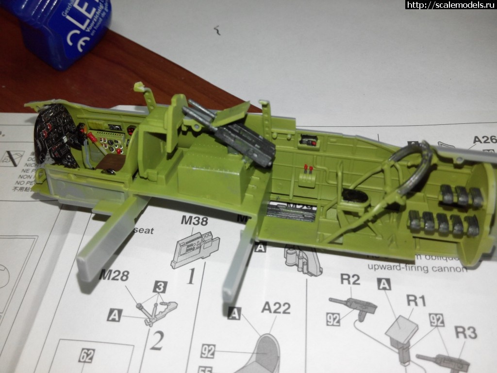 1453367894_IMG_20151108_175131.jpg : Kawasaki Ki45Kai Tei  1/48 Hasegawa !  