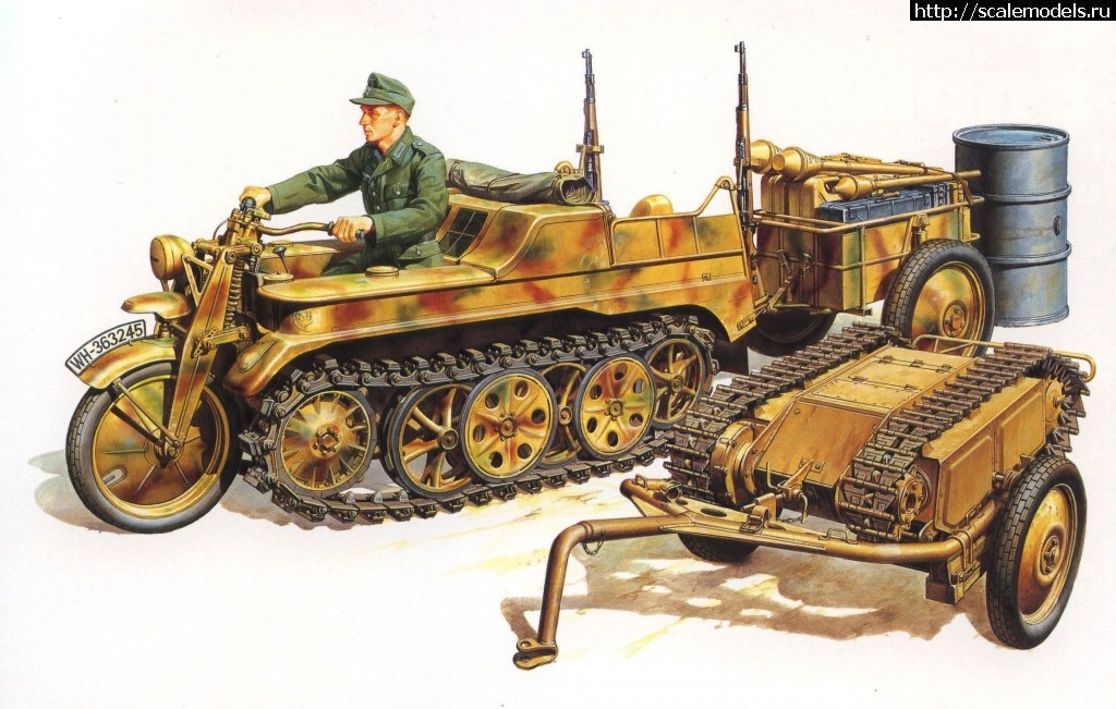 1453619150_612920294.jpg : Kettenkrad Sd.Kfz.2 1/48 Tamiya  