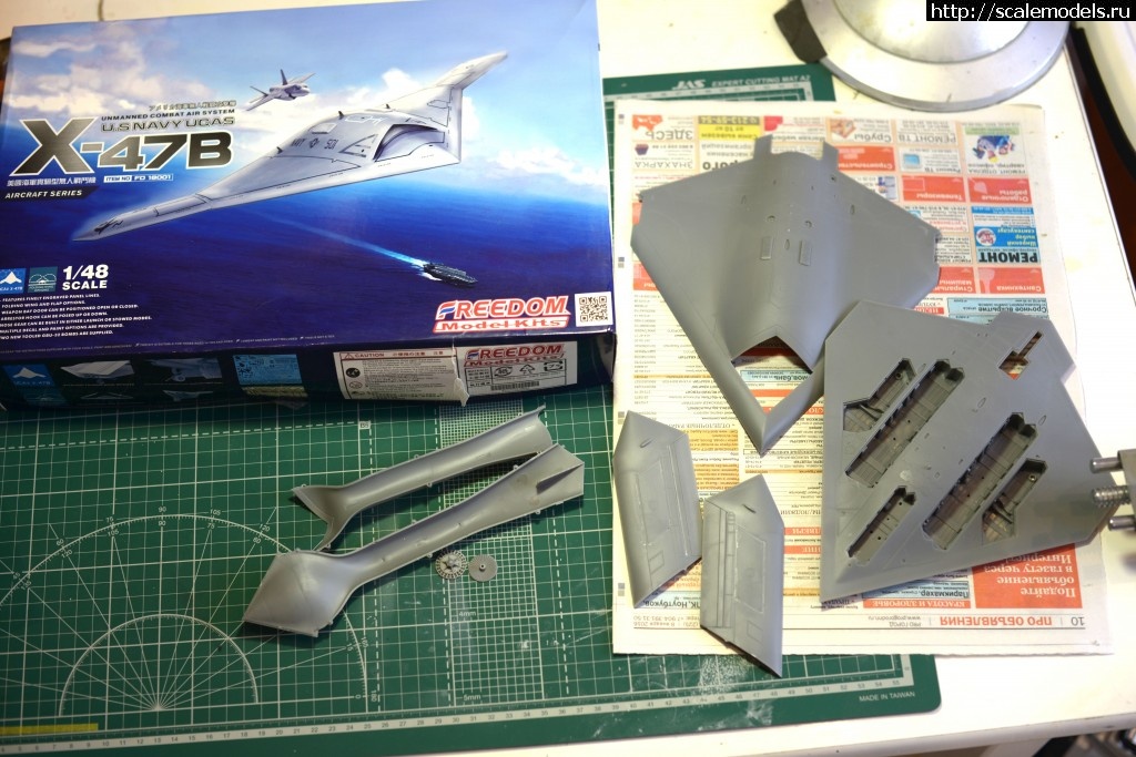 1454840345_DSC_3367.jpg : 1/48 Freedom model kits X-47B  