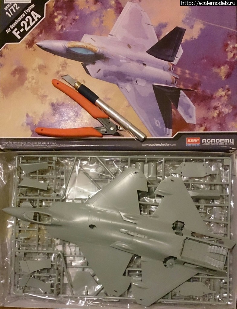 1454864014__20160207_194405.jpg : F-22A "Raptor", Academy, 1:72 - !  