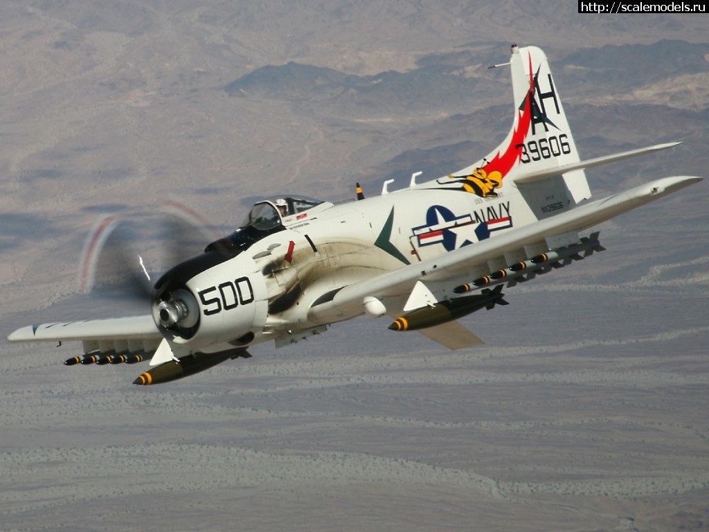 1457207443_A1AirToAirWithBrake.jpg : #1234381/ A-1H skyraider 1-72 Hasegava   