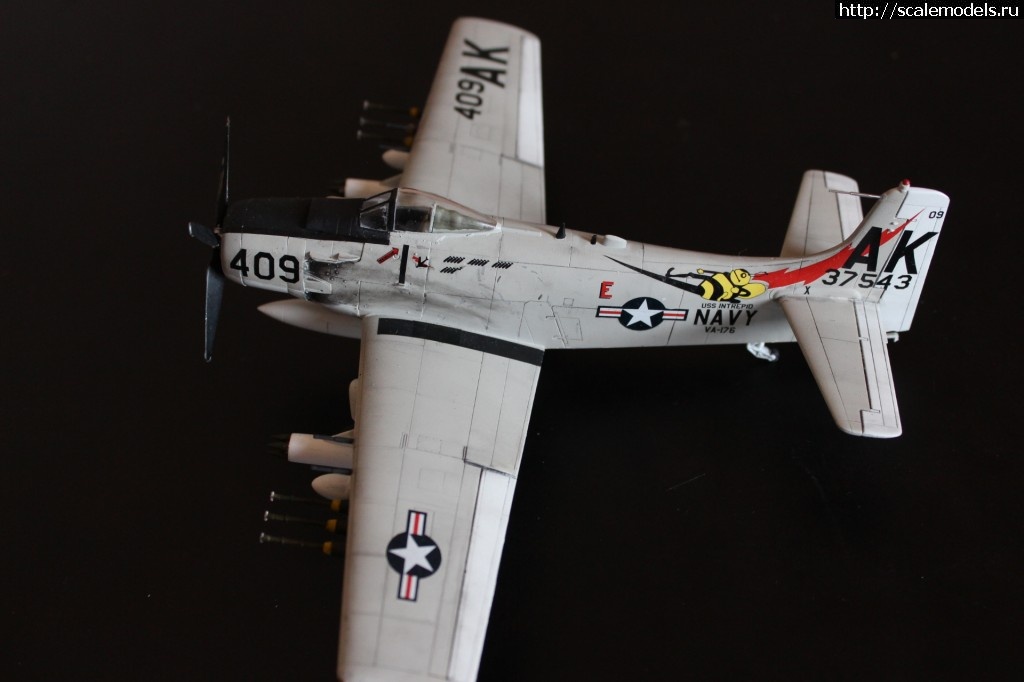 1458975970_IMG_9260.jpg : #1242437/ A-1H skyraider 1-72 Hasegava   