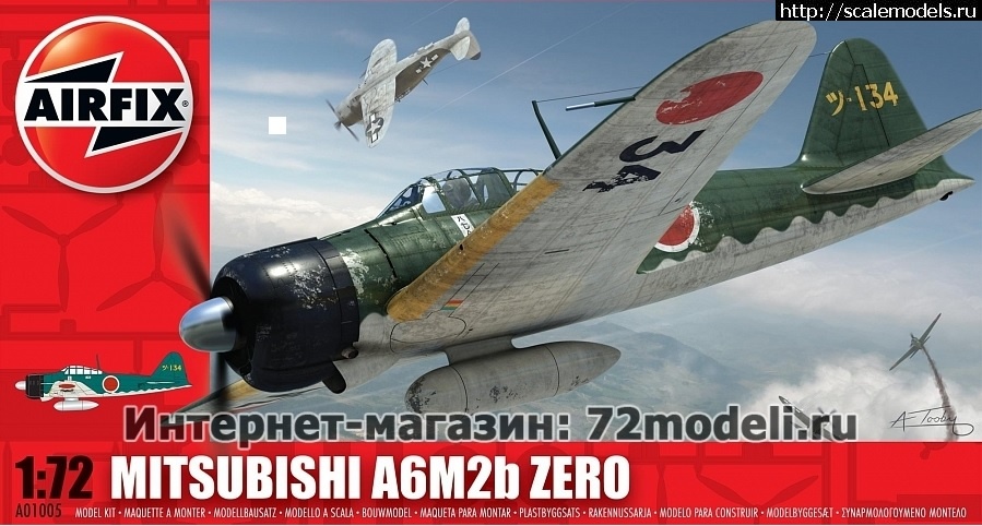 1459792311_72r.jpg : #1247396/ Airfix 1/72 Mitsubishi A6M2b Zero  