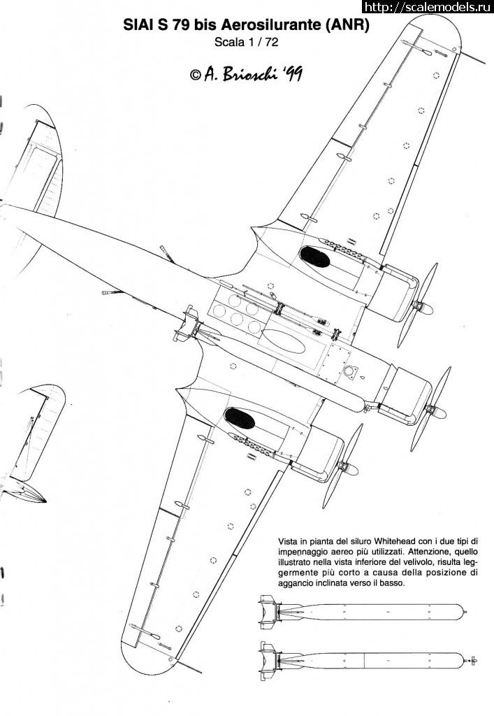 1459962602_Pict0037.jpg : #1248372/ SM.79 Sparviero (Trumpeter 1/48)-    