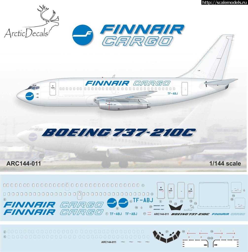 1460150396_image.jpeg :   Boeing 737-210  Arctic decals  