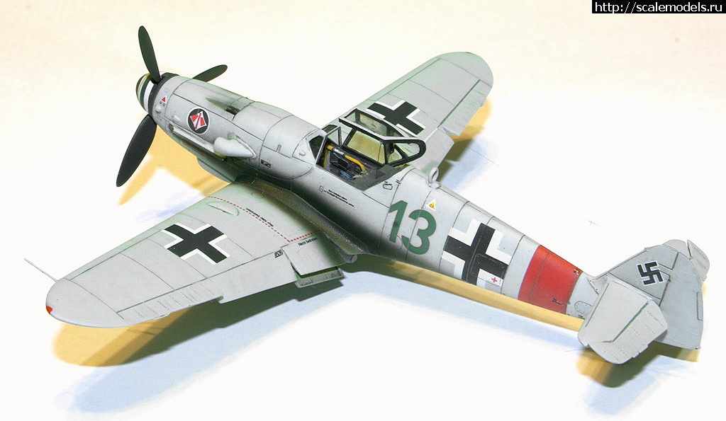 1460534704_00.jpg : AZmodel 1/72 Bf-109G-6AS W.Oesau(#9812) -   