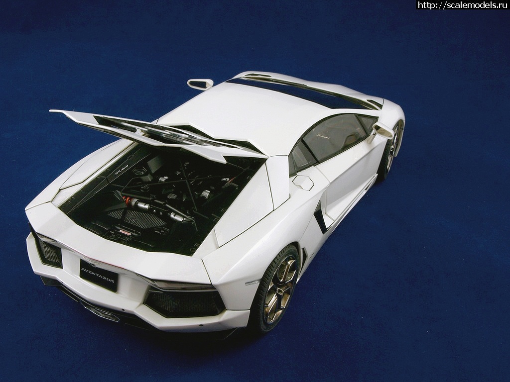 1461010136_1.jpg : #1253487/ Aoshima 1/24 Lamborghini Aventador(#9833) -   