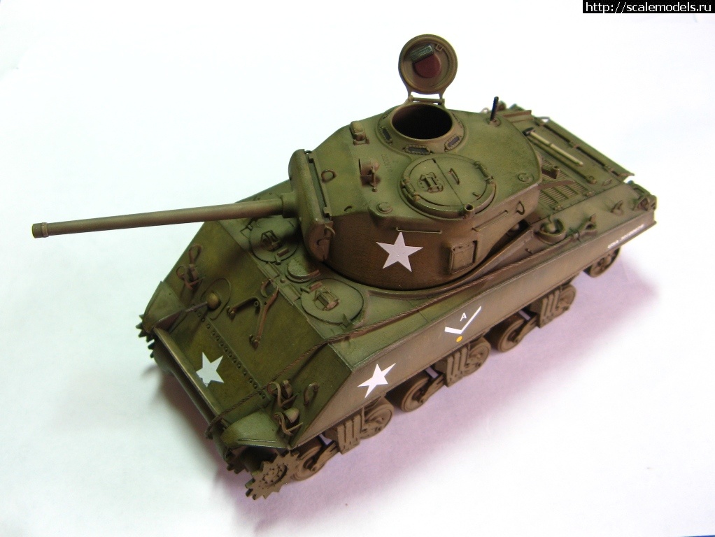 1462181863_IMG_2163.jpg : #1257515/ Sherman M4A3 (76)W  1:48 HobbyBoss - !  