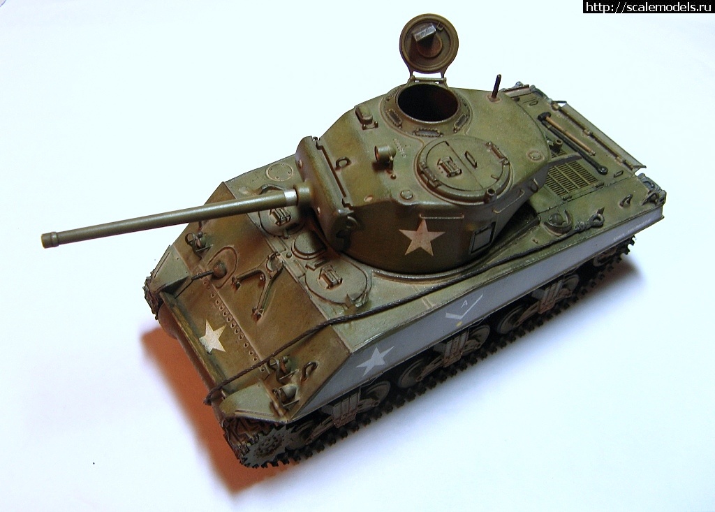 1462222664_IMG_2168.jpg : #1257515/ Sherman M4A3 (76)W  1:48 HobbyBoss - !  