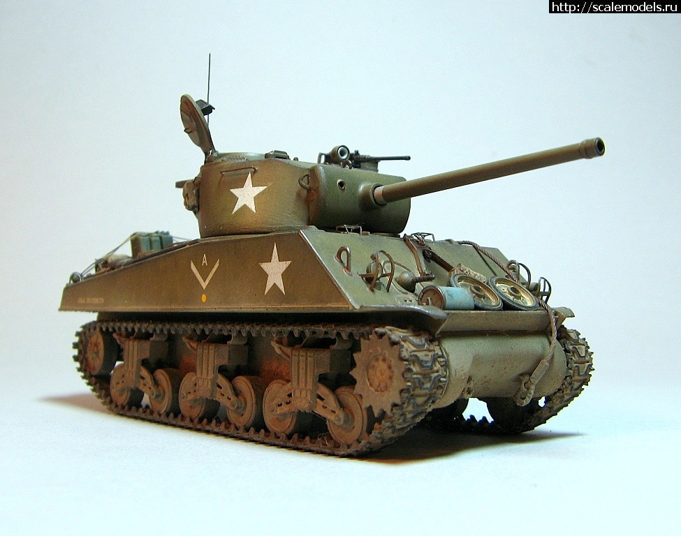 1464557967_004.jpg : #1265121/ Sherman M4A3 (76)W  1:48 HobbyBoss - !  