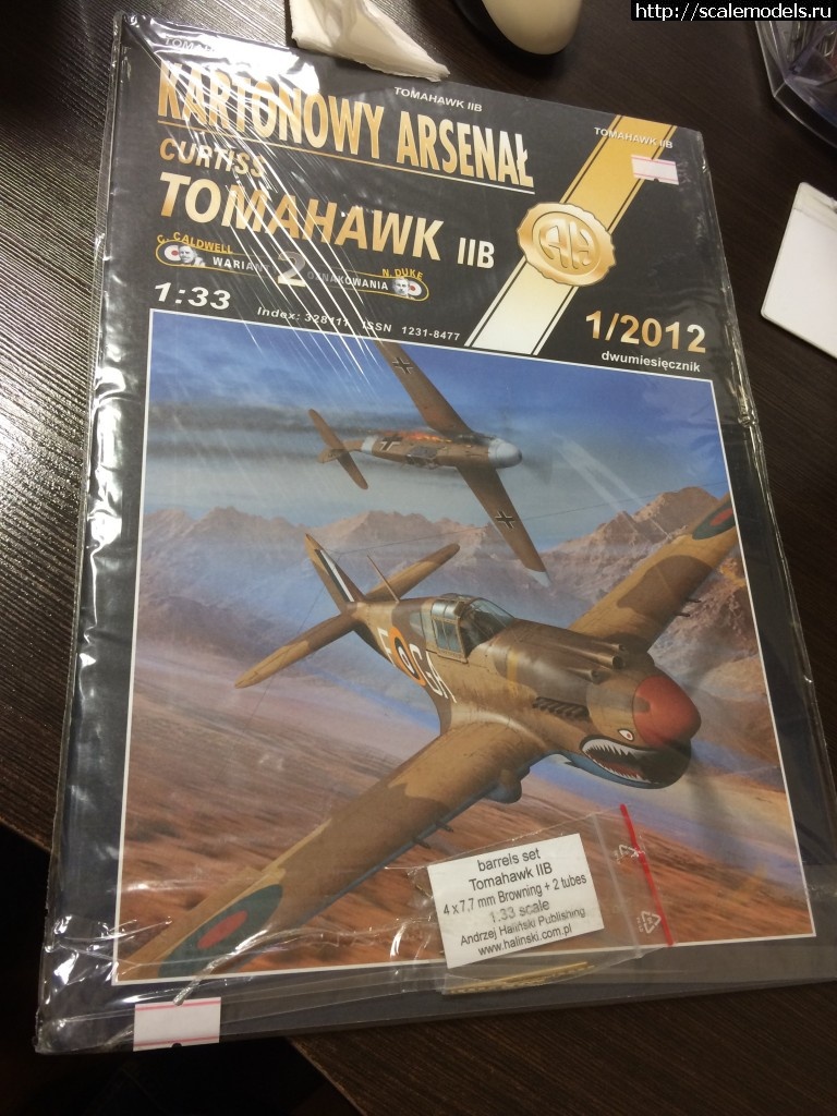 1465675685_efb96caa49ec.jpg : Curtiss P-40 TomahawkIIB (Halinski Kartonowy Arsenal 1-2012)  
