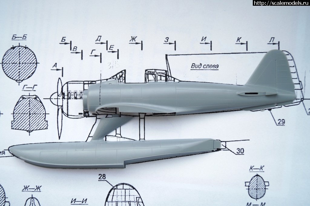 1468483077_DSC00772.jpg : #1277516/ Hasegawa A6M2-N Rufe 1/48 -   