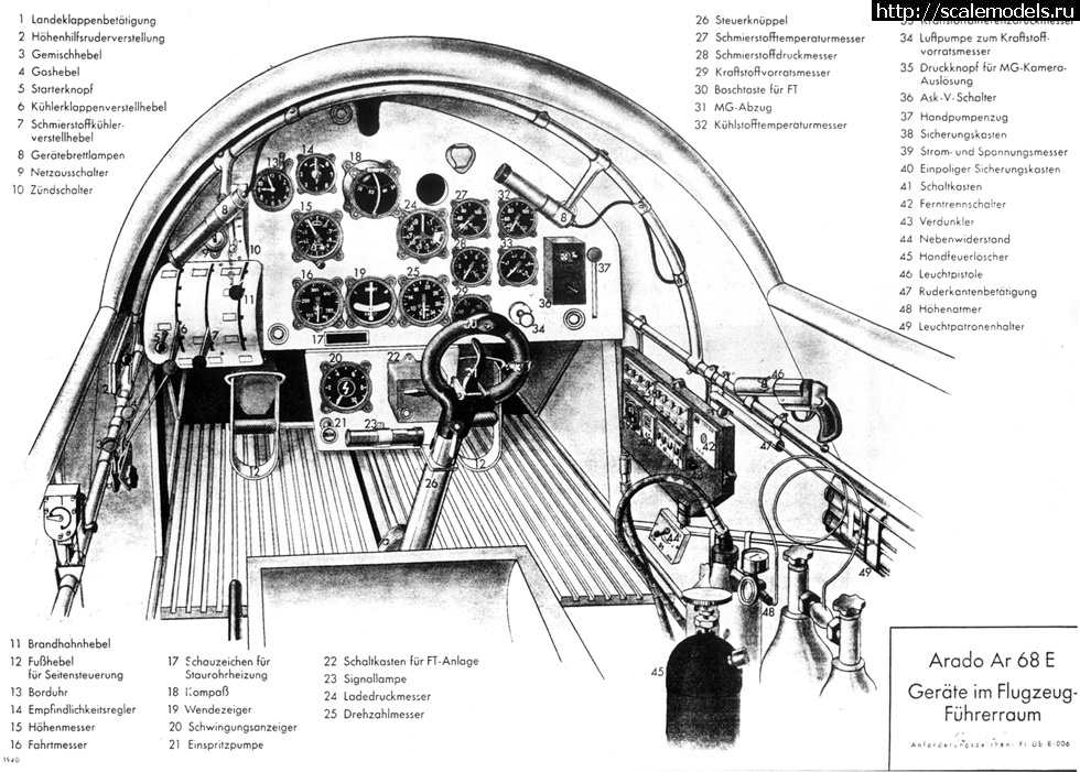 1468689502_cockpit.jpg : #1278167/ Arado Ar 68E-1, Classic Airframes, 1:48  
