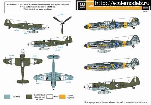 1474565594_SBSD4813D_3.jpg :   SBS Models 1/72  1/48  Bf-109 G-6     