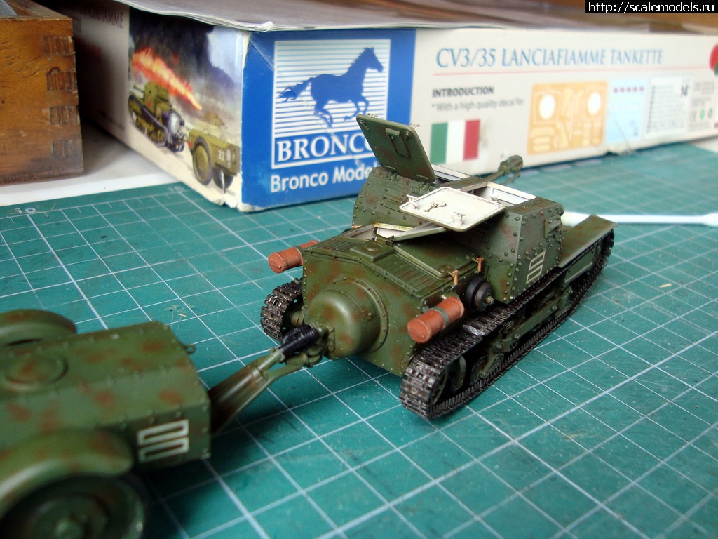 1474958942_DSC07511.jpg : #1296975/ CV 3/35 Lanciaflamme tankette, Bronco, 1/35 !  