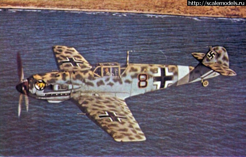 1475426754_Me_109E-4Trop_JG27_off_North_African_coast_1941.jpg : #1298411/ Bf. 109E-7 trop 1/48 Eduard -    