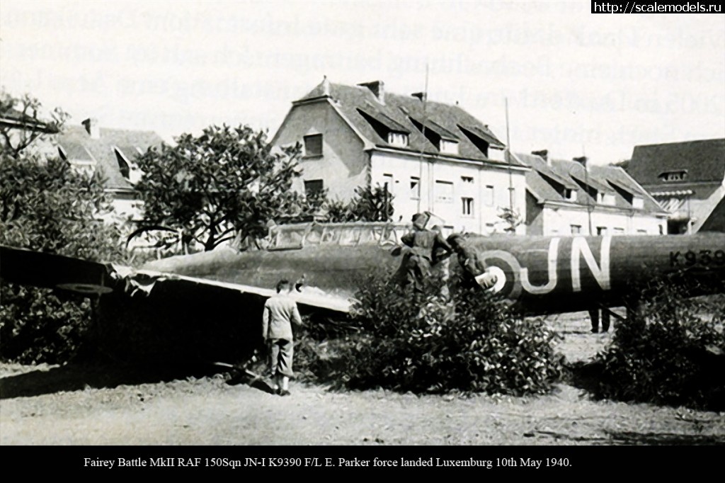 1476826180_Fairey-Battle-MkII-RAF-150Sqn-JN-I-K9390-E-Parker-shot-down-Luxemburg-10th-May-1940-01.jpg : #1303061/  1/144 Fairey Battle(#10360) -   