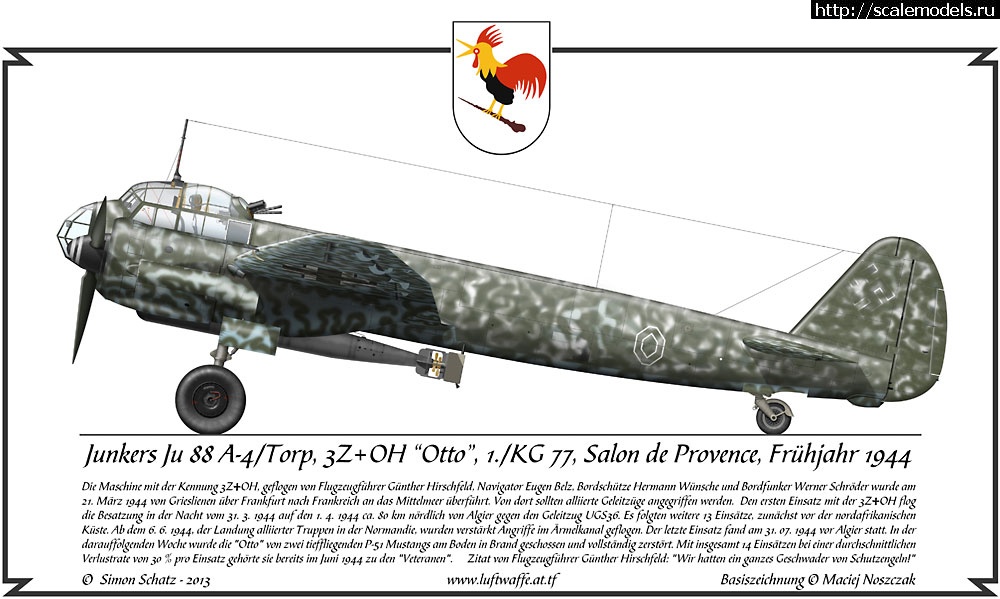 1477158563_Ju88A-4_3Z_OH_S_SCHATZ_zps983b060a.jpg : 1/48 Revell (Dragon) Ju-88A-4  