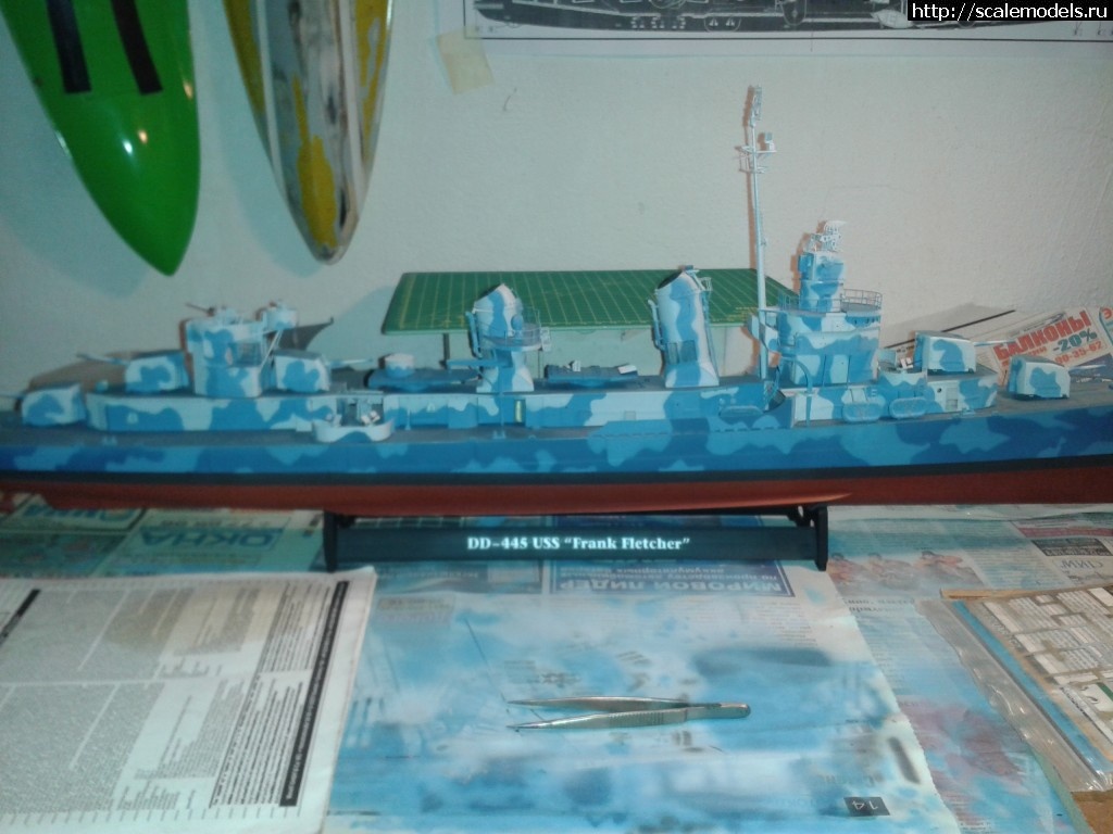 1477595173_20161026_161115.jpg : #1305955/ Revell 1/144 uss Fletcher destroyer  